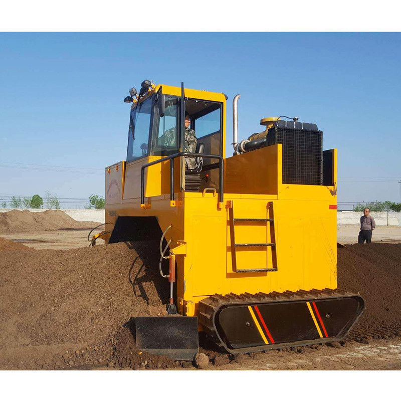 500-700 M3/H-het Type van Zwadeturner fermentation compost equipment crawler