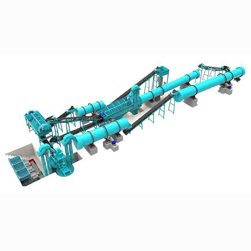 Van de de Productielijn Hoge Productiviteit van de Npksamengestelde meststof de Granulatormachine 18.5KW