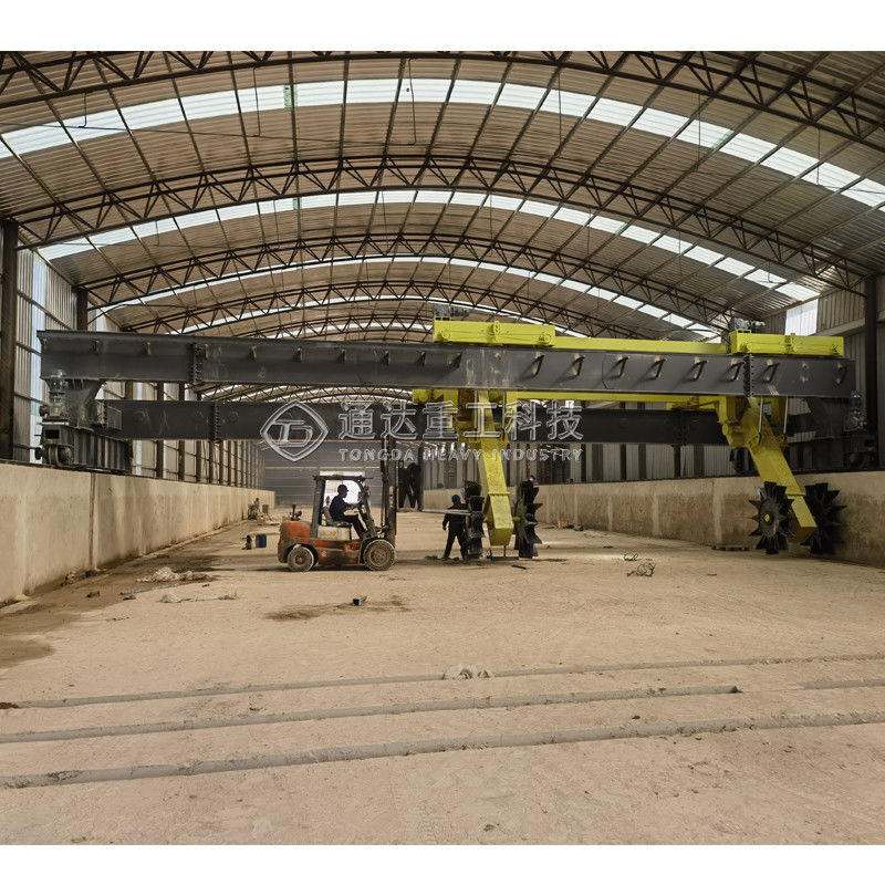 Organische van de de Machinekip van de Meststoffengisting het Type van de Mestwiel Compostkeerder