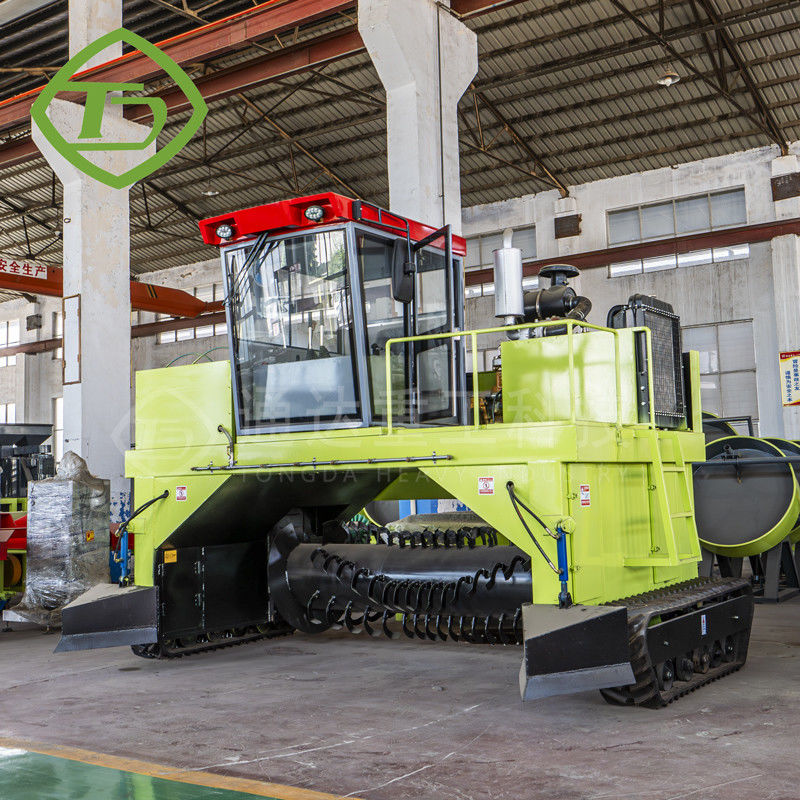 Crawler type mestverwerker, compostverwerkingsapparatuur 2200r/min