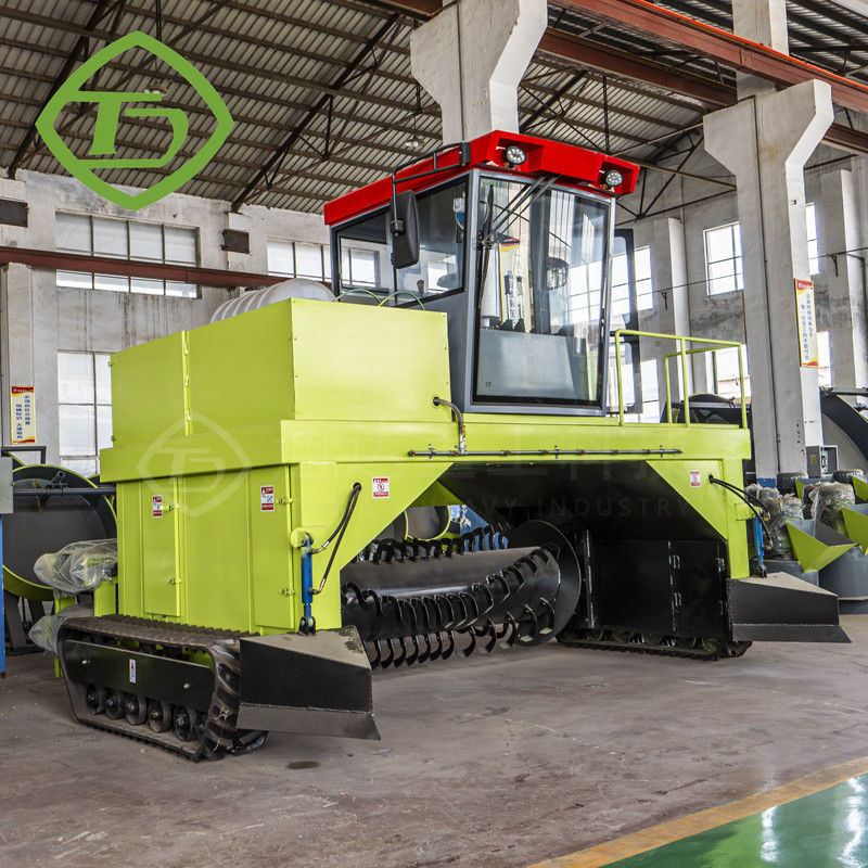 Automatische crawler-type compost-omvormer voor organische mest