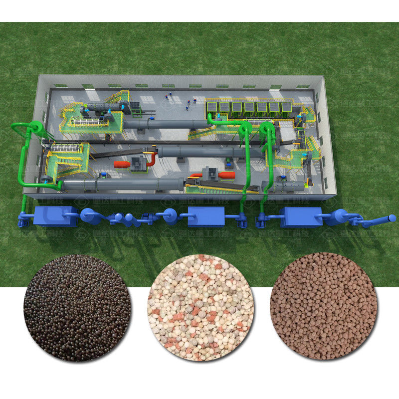 Productielijn voor het maken van sulfaatrollergranulaatoren