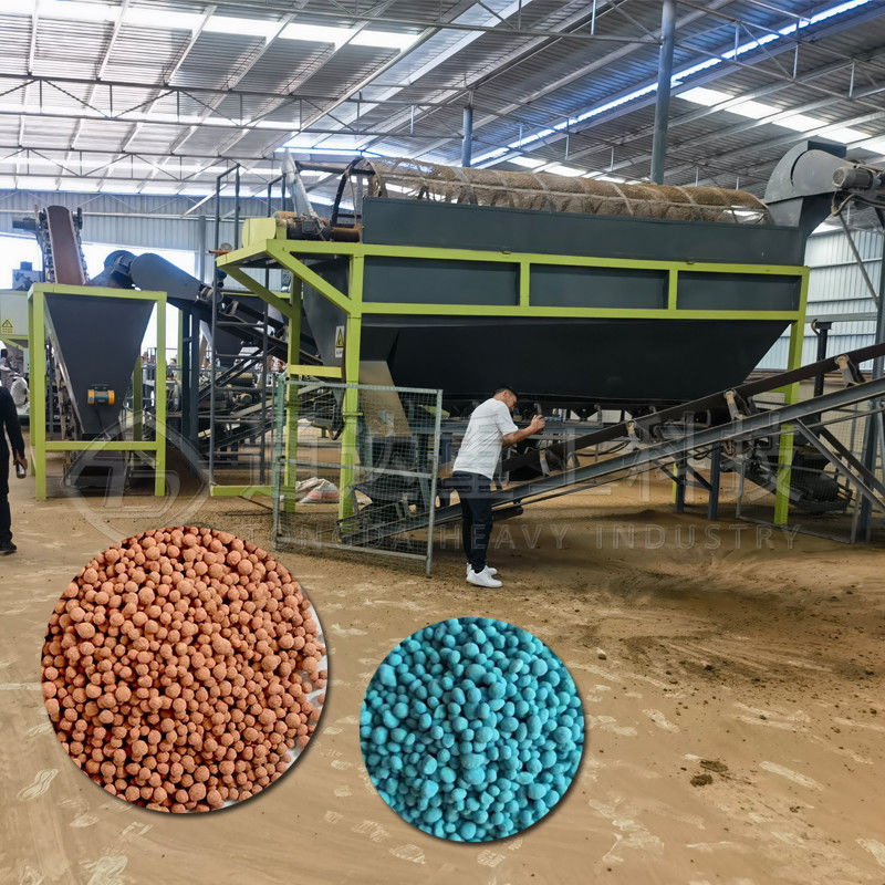 1-10 t/h meststof roterende trommelmachine koeienmest organische meststof productielijn apparatuur