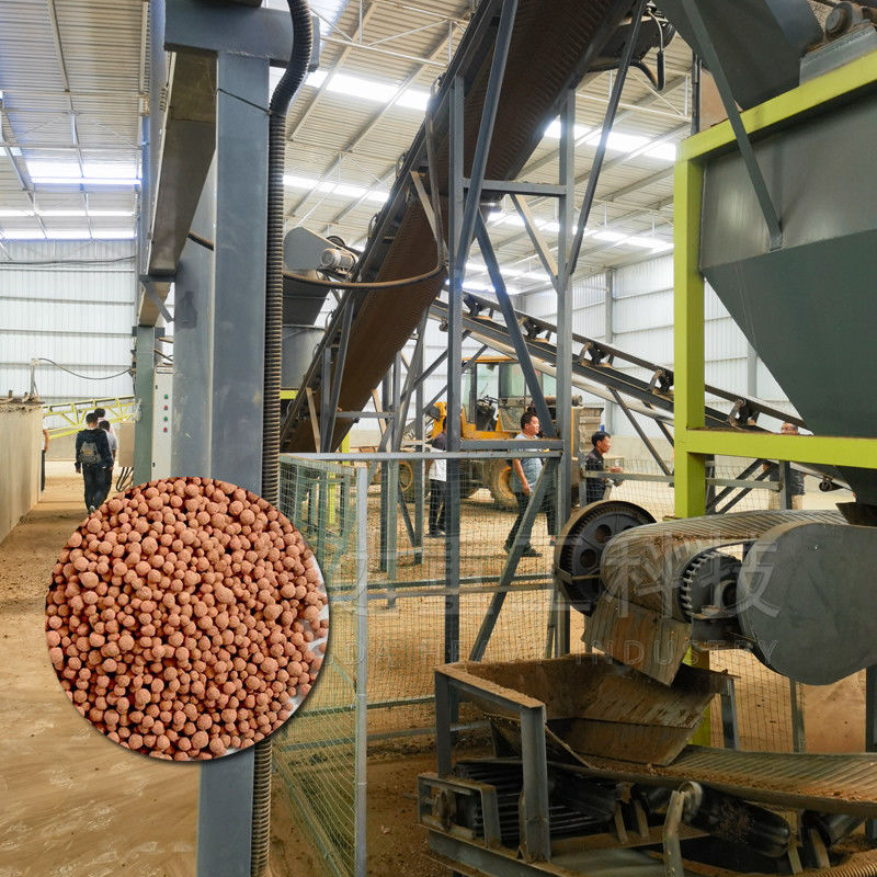 5-10 ton/uur kippenmest afval paddenstoelen ronde organische meststof granulaten productielijn