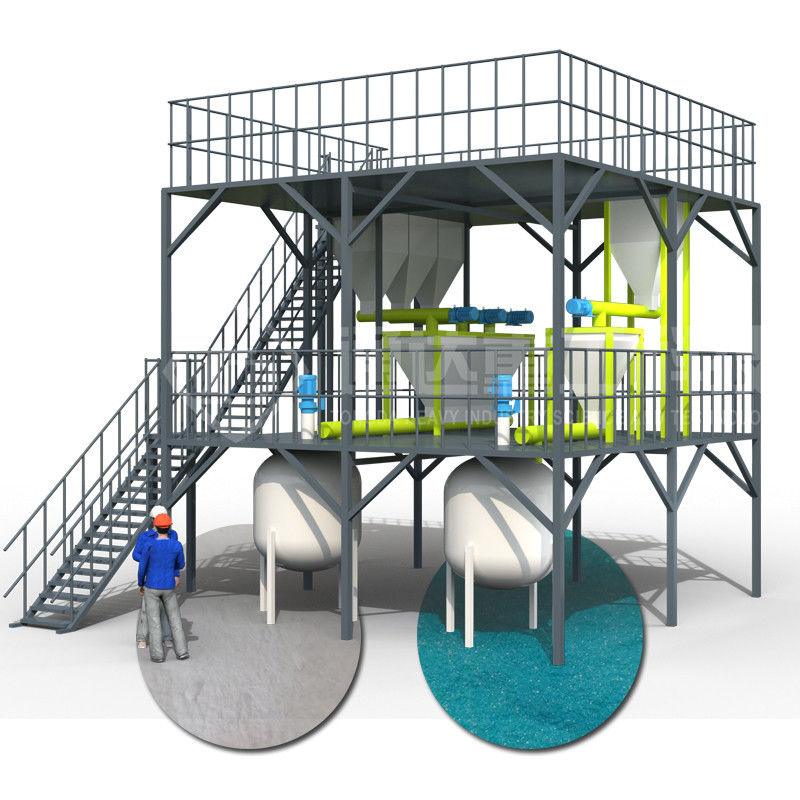 Productielijn voor landbouwchemische vloeibare meststoffen Productielijn voor organische afvalstoffen wateroplosbare meststoffen