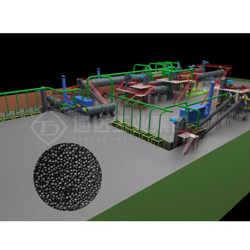 Productielijn voor pellets van biologische meststoffen voor dierlijke kippenmest