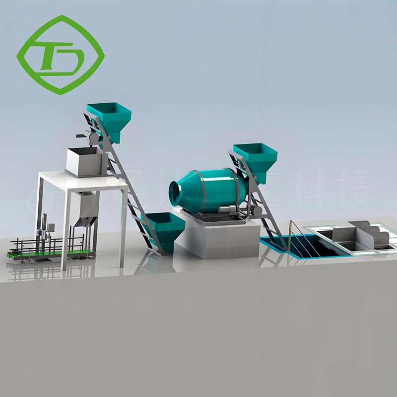Hoogere efficiëntie 10t/h NPK Bulk Blending Compound Fertilizer Line Bb Fertilizer Mixer Machine