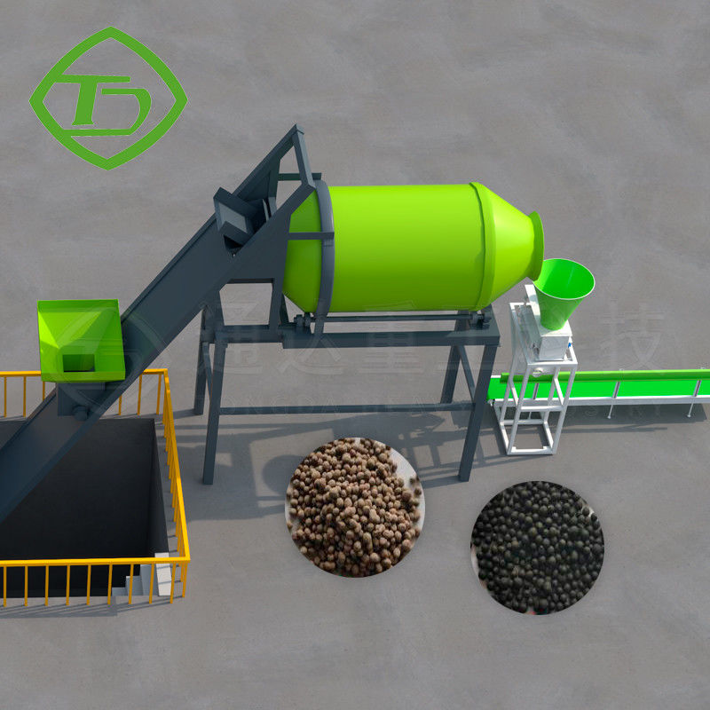 Hoogere efficiëntie 10t/h NPK Bulk Blending Compound Fertilizer Line Bb Fertilizer Mixer Machine