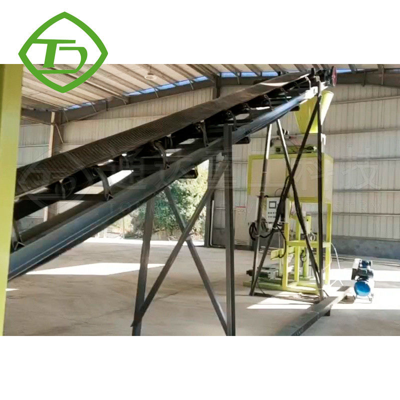 Industriële transportband mobiele transportband organische meststof transportbandapparatuur