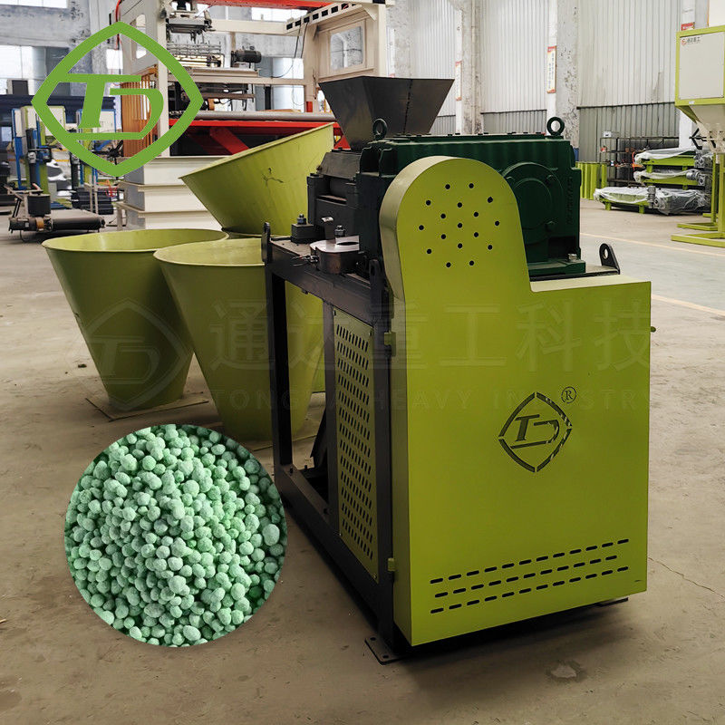 Dubbele rolpers granulator compacte roller druk mest npk 5 mm samengestelde meststoffen granulator machine