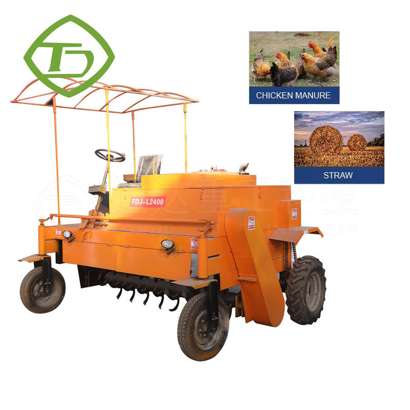 Dieselmotor Compost Fermentatie Turner Organische meststof Compost Turner Verhuizende compost Turner Machine
