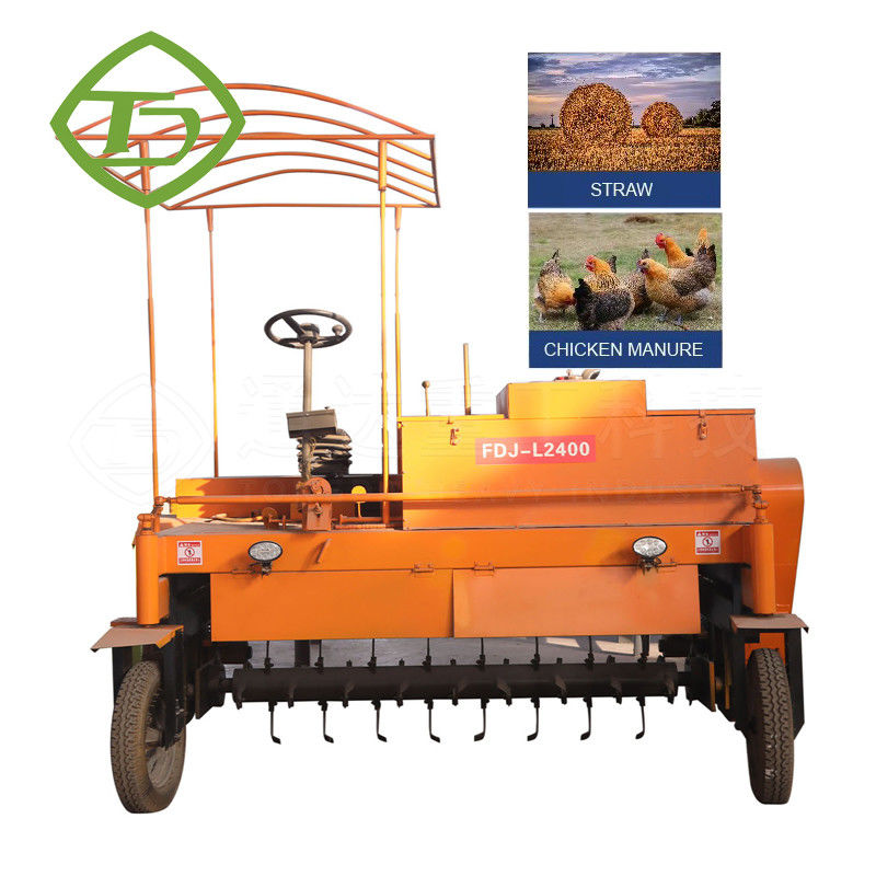 Verplaatsbaar type Compost Turner Compostmestmachine Champignon Compostmengmachine